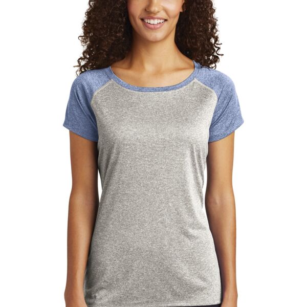 Women&#39;s Heather On Heather Contender Scoop Neck Tee Thumbnail
