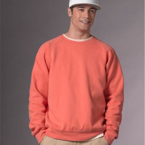 Men&#39;s Vintage Fleece Raglan Crewneck Sweatshirt Thumbnail